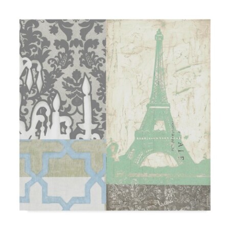 Trademark Fine Art Vision Studio 'Paris Tapestry Ii' Canvas Art, 18x18 WAG04242-C1818GG